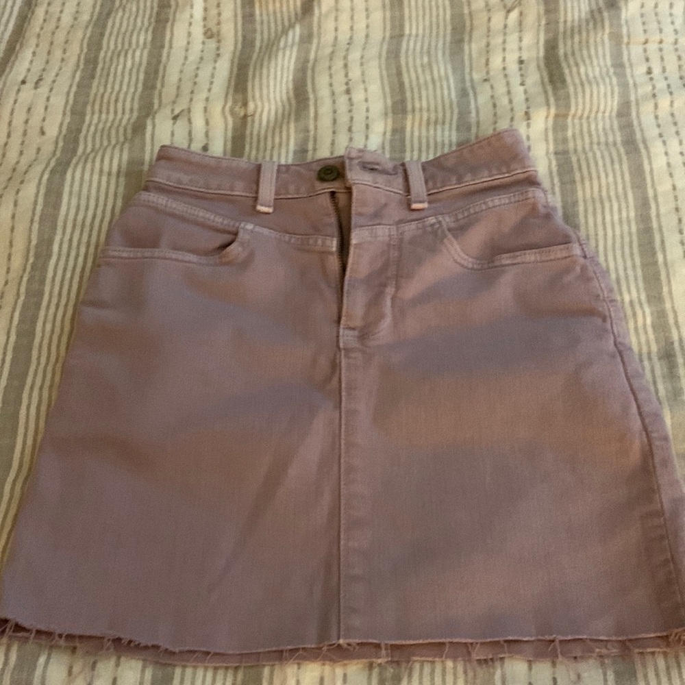 Hollister denim skirt